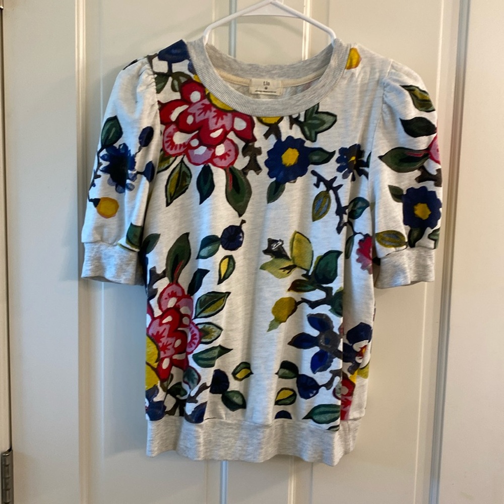 Anthropologie T.la puff sleeve top